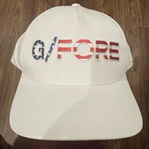 G/FORE Golf Snapback Hat - Style # G4AF20H35 SNO Color New